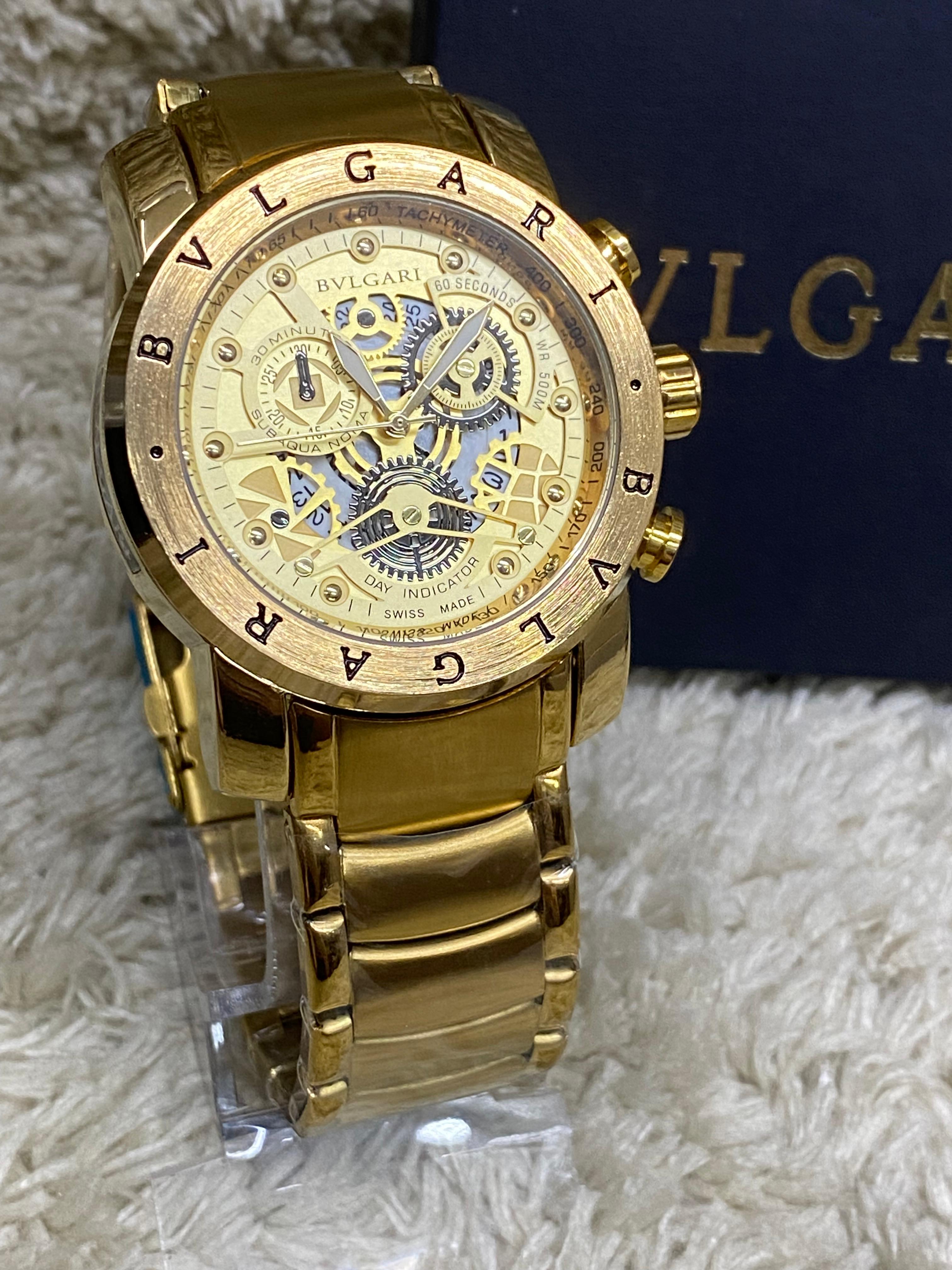 BVLGARI 1° LINHA SÉRIE OURO ⌚