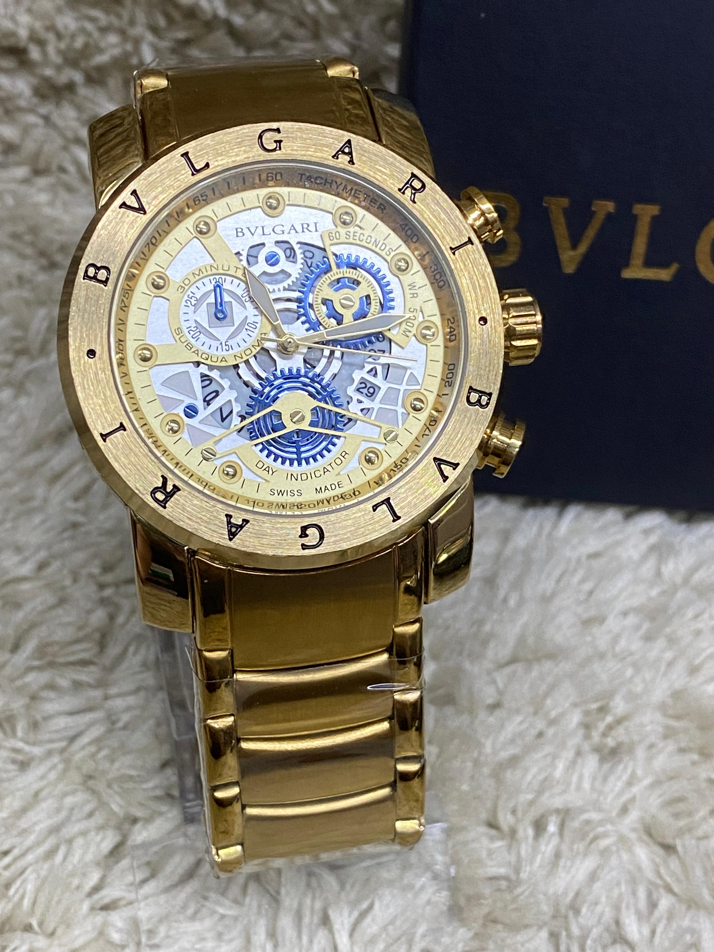 BVLGARI 1° LINHA SÉRIE OURO ⌚