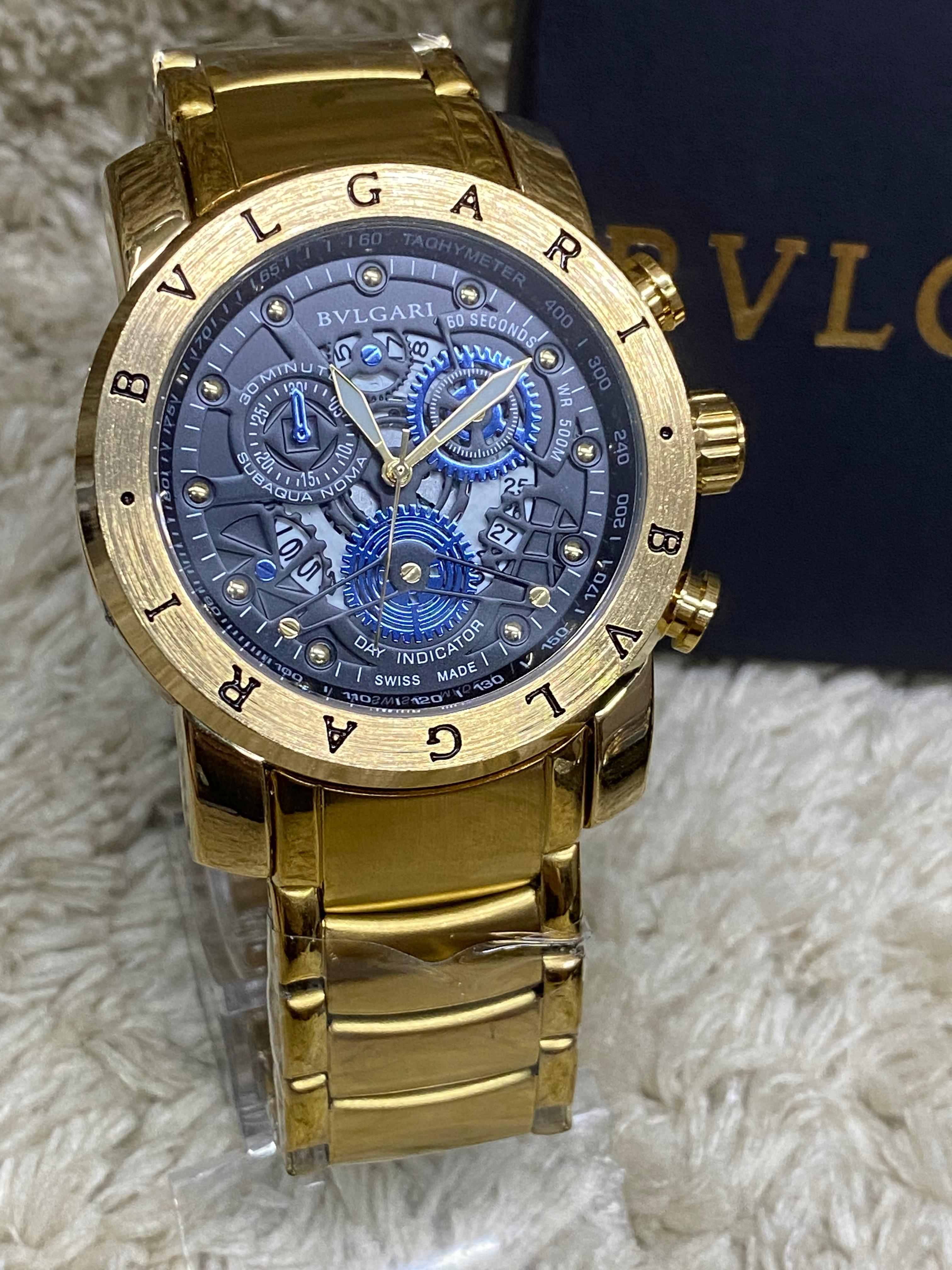 BVLGARI 1° LINHA SÉRIE OURO ⌚